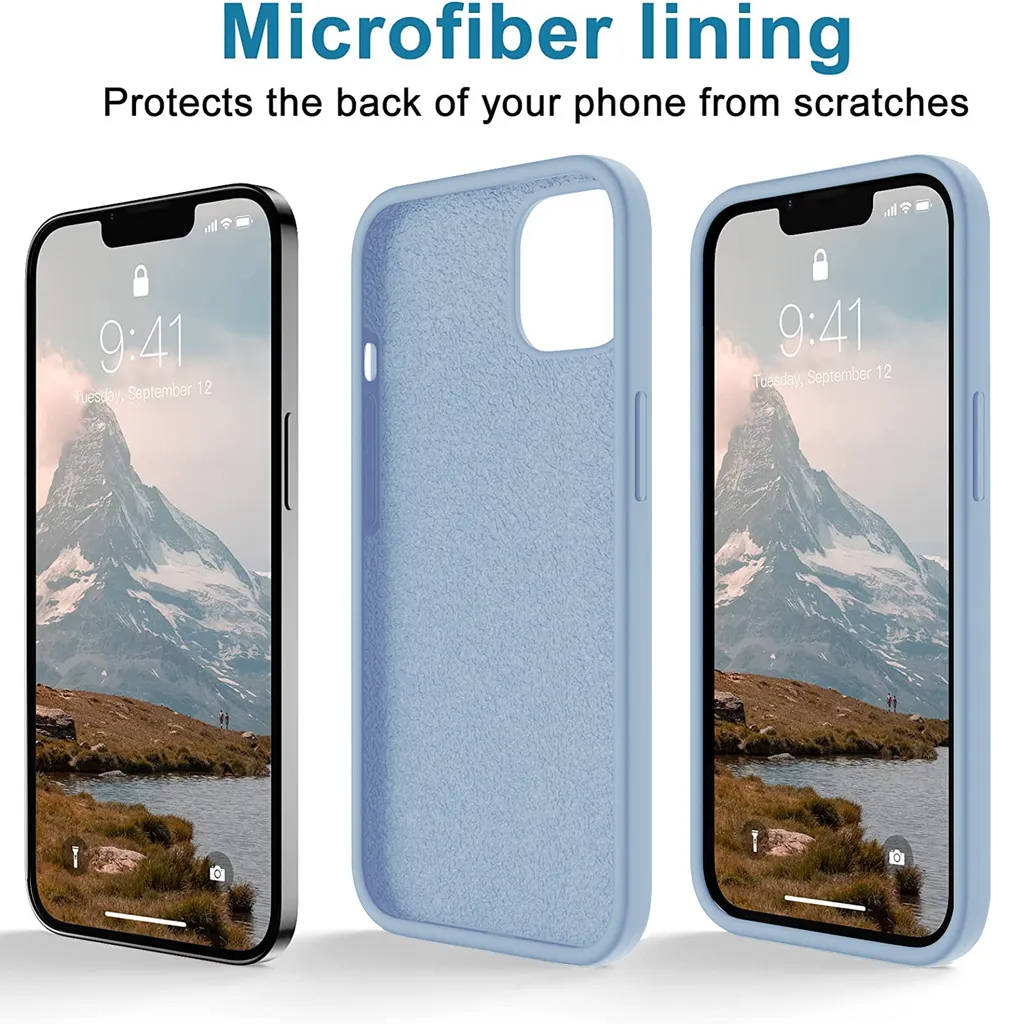 SiGN SiGN Mobilskal till iPhone 15 Liquid Silikon - Ljusblå