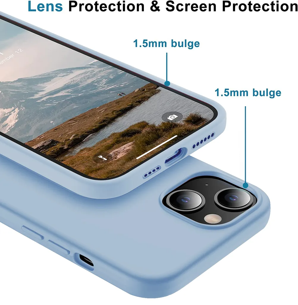 SiGN SiGN Mobilskal till iPhone 15 Liquid Silikon - Ljusblå