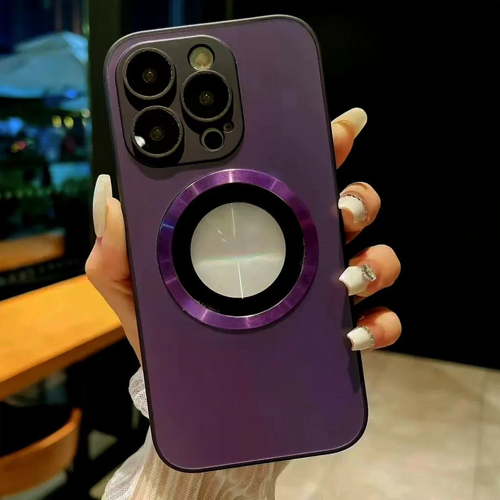 SiGN SiGN Mobilskal till iPhone 15 Pro Max med Linsskydd och Logo View - Lila