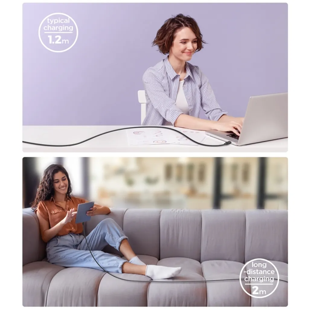 SiGN SiGN USB-C till Lightning Kabel 2m 20W - Svart