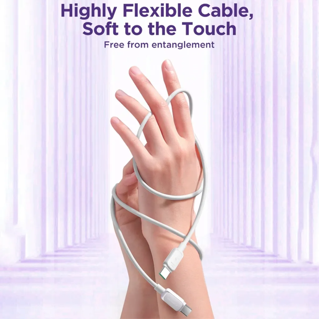 SiGN SiGN USB-C till USB-C Kabel 0.25m 100W - Vit