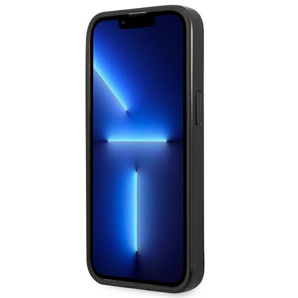 Guess GUESS iPhone 14 Plus Skal Saffiano Triangle Logo - Silver