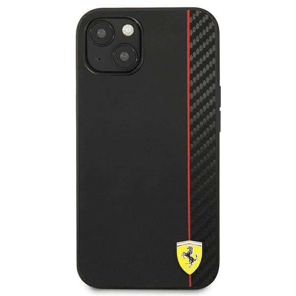 Ferrari Ferrari On Track Carbon Stripe Skal iPhone 13 Mini - Svart