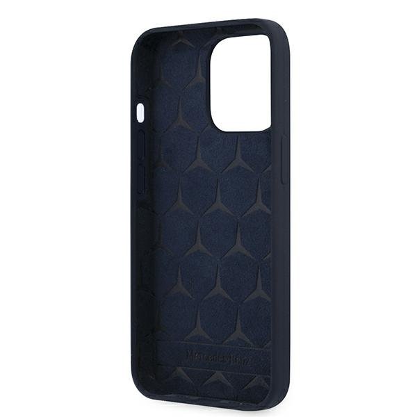 UTGATT1 Mercedes Silicone Line Skal iPhone 13 / 13 Pro - Navy