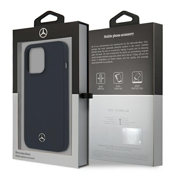 UTGATT1 Mercedes Silicone Line Skal iPhone 13 / 13 Pro - Navy