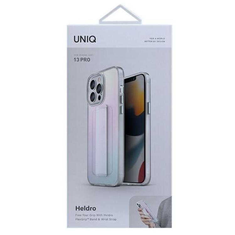 UNIQ UNIQ Heldro Skal iPhone 13 / 13 Pro - Iridescent