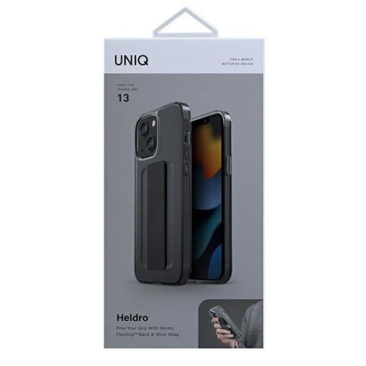 UNIQ UNIQ Heldro Skal iPhone 13 - Smoke