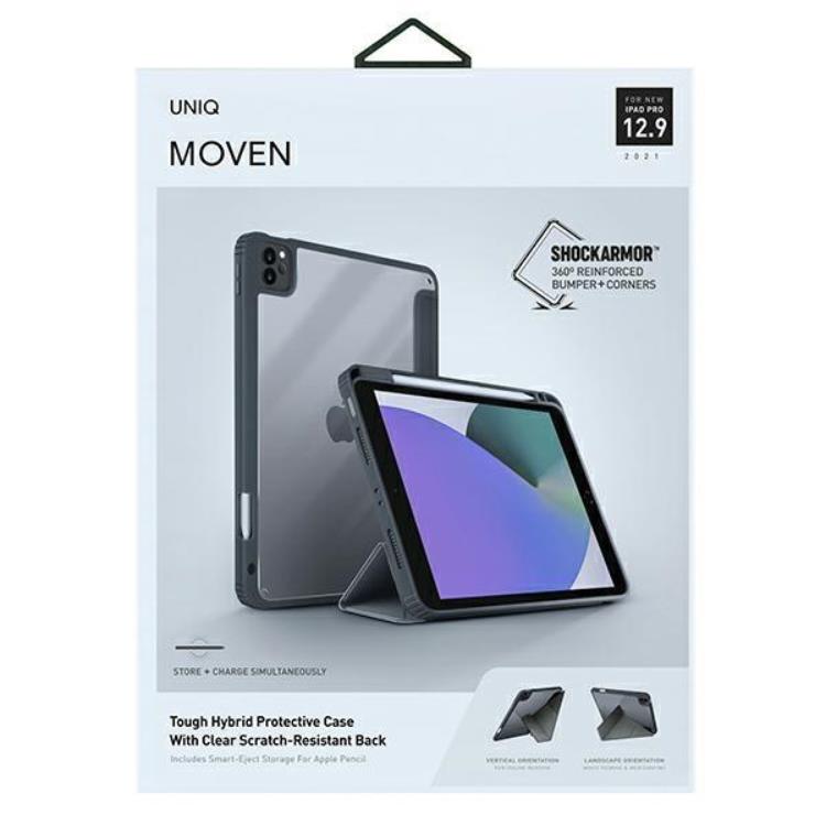 UNIQ Uniq Moven iPad Pro 12.9 2021 Fodral - Charcoal Grå