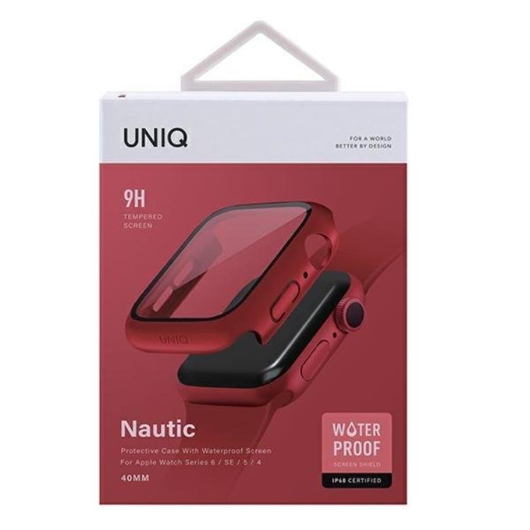 UNIQ UNIQ Nautic Skal Apple Watch 4 / 5 / 6 / Se 40mm - Röd