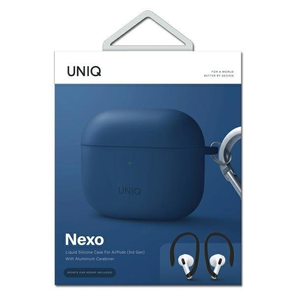 UNIQ UNIQ Nexo Silicone Skal Airpods 3 Gen - Blå
