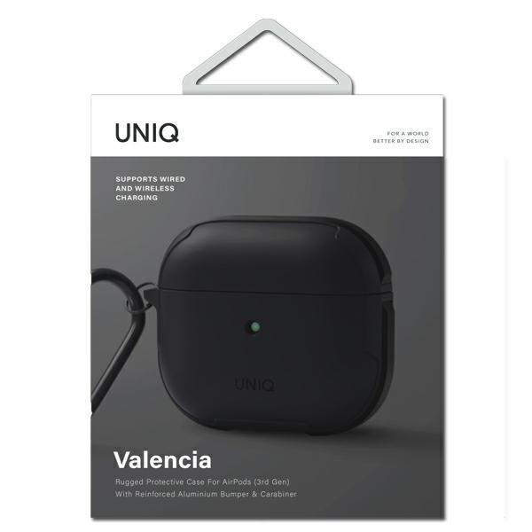 UNIQ UNIQ Valencia Skal Airpods 3 - Midnight Svart