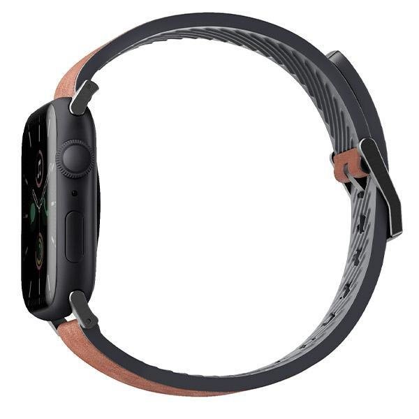 UNIQ UNIQ Straden Apple Watch Läder 42/44/45mm - Brun