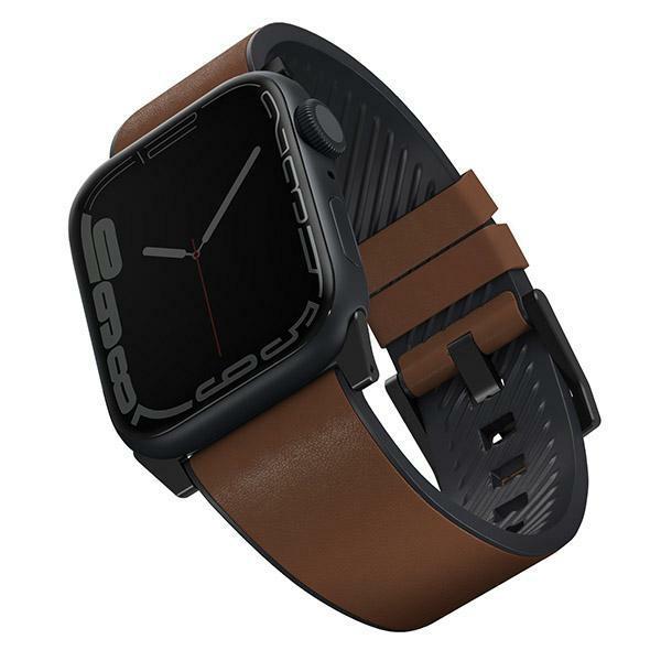UNIQ UNIQ Straden Apple Watch Läder 42/44/45mm - Brun
