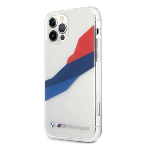 BMW BMW Motorsport Tricolor Skal iPhone 12 Pro Max - Transparent