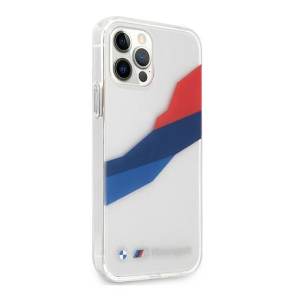 BMW BMW Motorsport Tricolor Skal iPhone 12 Pro Max - Transparent