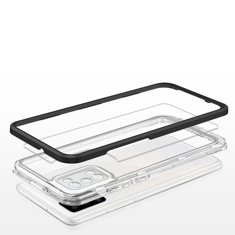 OEM 3in1 Galaxy A03s Skal Frame gel - Svart