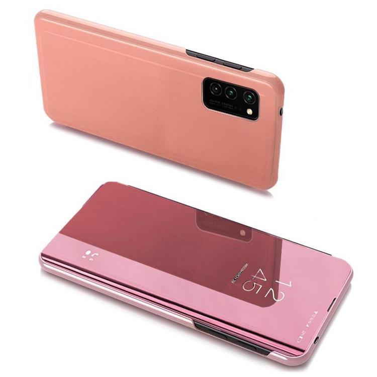 OEM Galaxy A03s Skal Clear View - Rosa