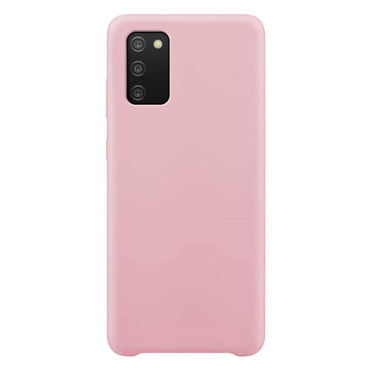 OEM Galaxy A03s Skal Silicone Rubber - Rosa