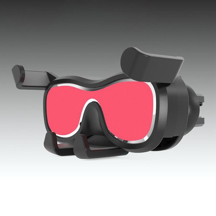 OEM Gravity Smartphone Bilhållare För luftventil med Luftfräschare - Silver