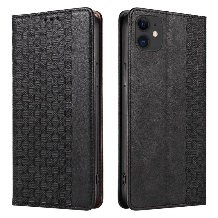 OEM Magnet Strap iPhone 12 Plånboksfodral - Svart