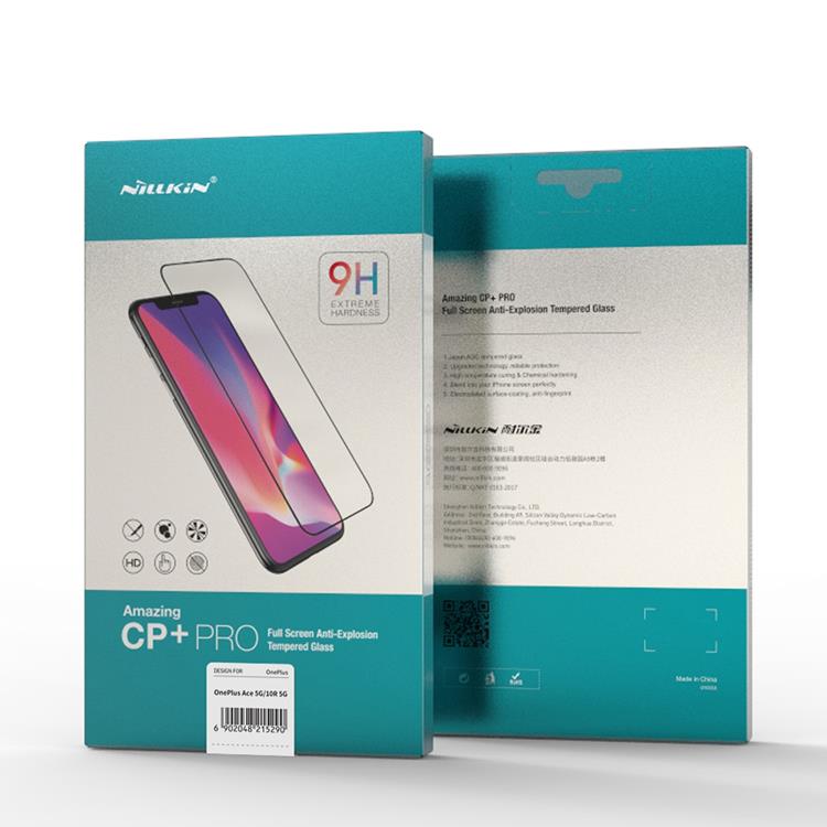 Nillkin Nillkin OnePlus Ace Härdat glas CP + PRO Ultra-Thin 0.2mm 9H - Svart