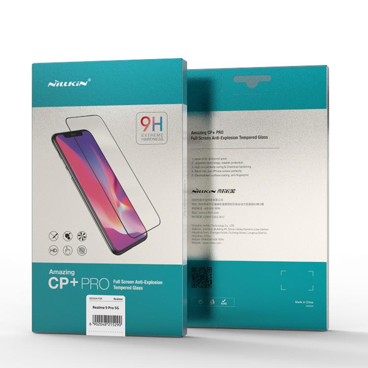 Nillkin Nillkin Realme 9 Pro Härdat glas CP + PRO Ultra-Thin 0.2mm 9H - Svart