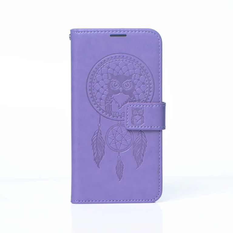 OEM Mezzo Dreamcatcher iPhone 12/12 Pro Plånboksfodral - Lila
