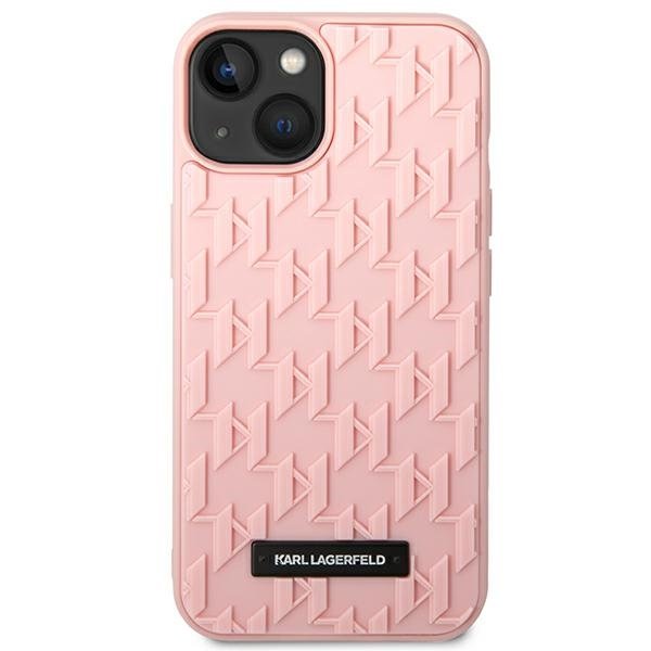 KARL LAGERFELD Karl Lagerfeld iPhone 14 Plus Skal 3D Monogram - Rosa