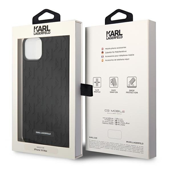 KARL LAGERFELD Karl Lagerfeld iPhone 14 Plus Skal 3D Monogram - Svart