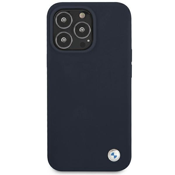 BMW BMW Silicone Signature Skal iPhone 13 Pro Max - Navy Blå