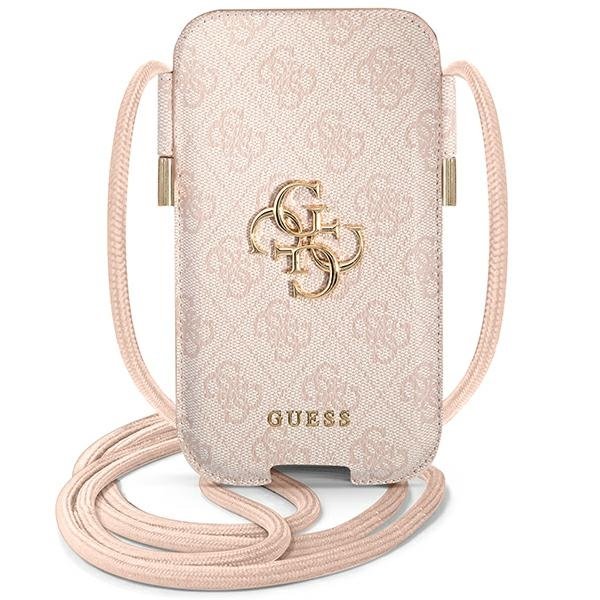 Guess Guess Big Metall Logo Halsbandsfodral - Rosa