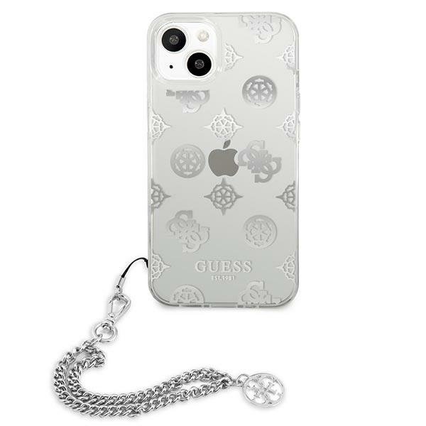 Guess Guess Peony Chain Collection Skal iPhone 13 Mini - Silver