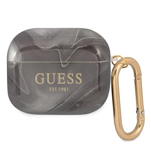 Guess Guess Skal Marble Collection Airpods 3 - Svart
