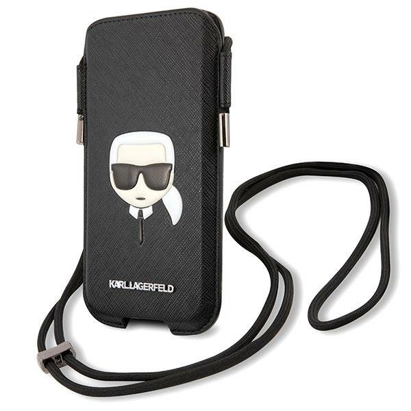 KARL LAGERFELD Karl Lagerfeld Saffiano Ikonik Karl`s Head 6.9
