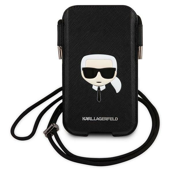KARL LAGERFELD Karl Lagerfeld Saffiano Ikonik Karl`s Head 6.9