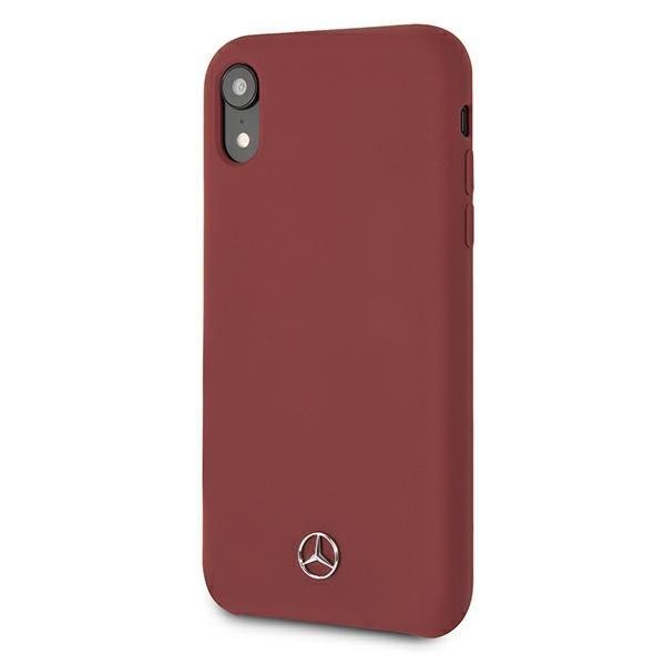 Mercedes Mercedes Silicone Line Skal iPhone XR - Röd