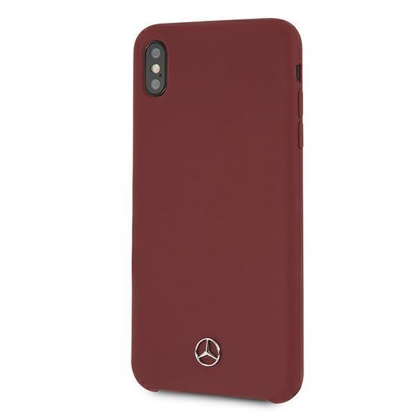 Mercedes Mercedes Silicone Line Skal iPhone Xs Max - Röd