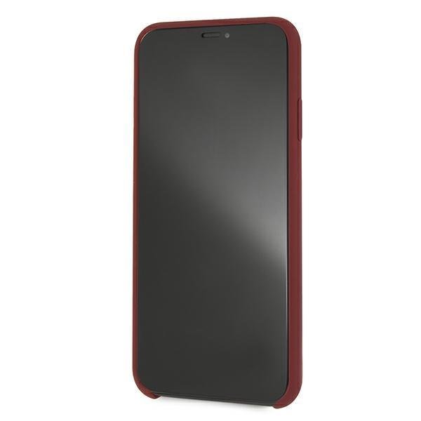 Mercedes Mercedes Silicone Line Skal iPhone Xs Max - Röd