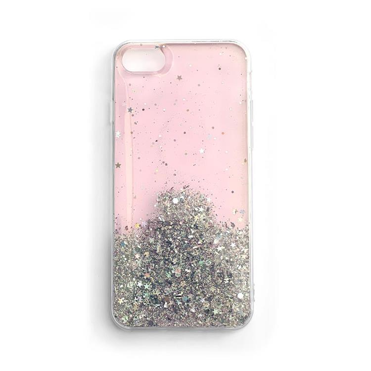 Wozinsky Wozinsky Star Glitter Shining Skal Galaxy A42 - Rosa
