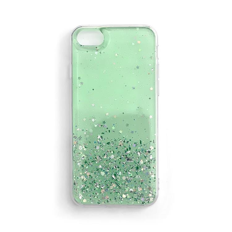 Wozinsky Wozinsky Star Glitter Shining Skal iPhone 12 mini - Grön