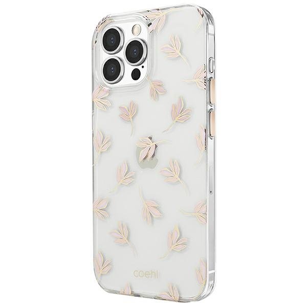 UNIQ UNIQ Coehl Fleur Skal iPhone 13 / 13 Pro - Blush Rosa