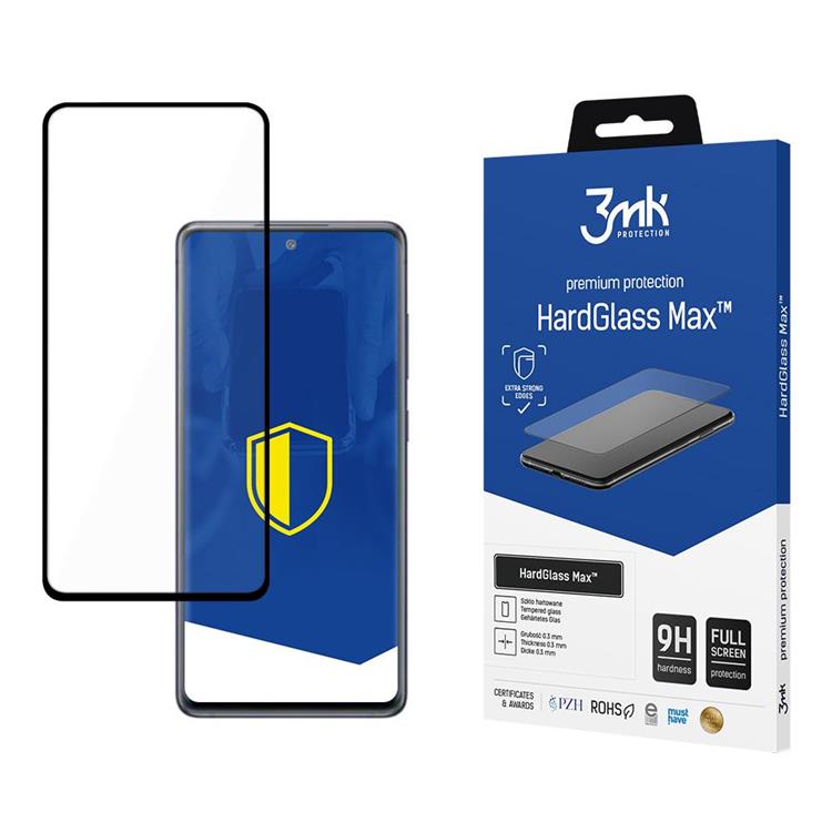 3MK 3MK Galaxy S21 FE Härdat Glas Skärmskydd - Svart