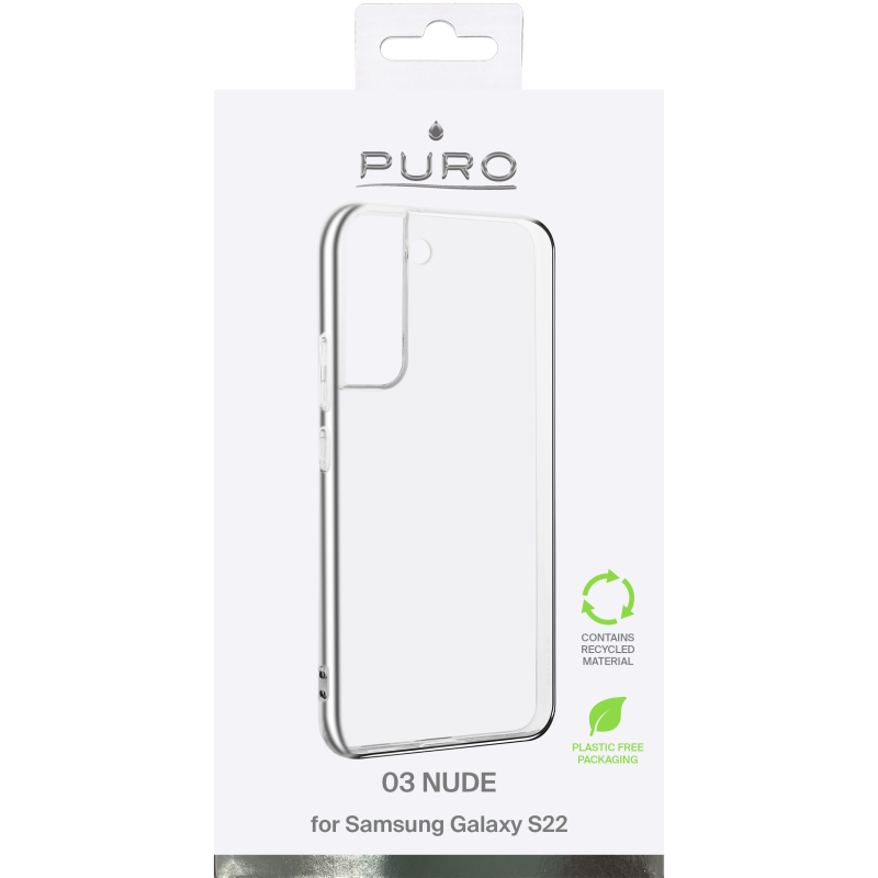 UTGATT1 Puro Nude Skal Galaxy S22 - Transparent