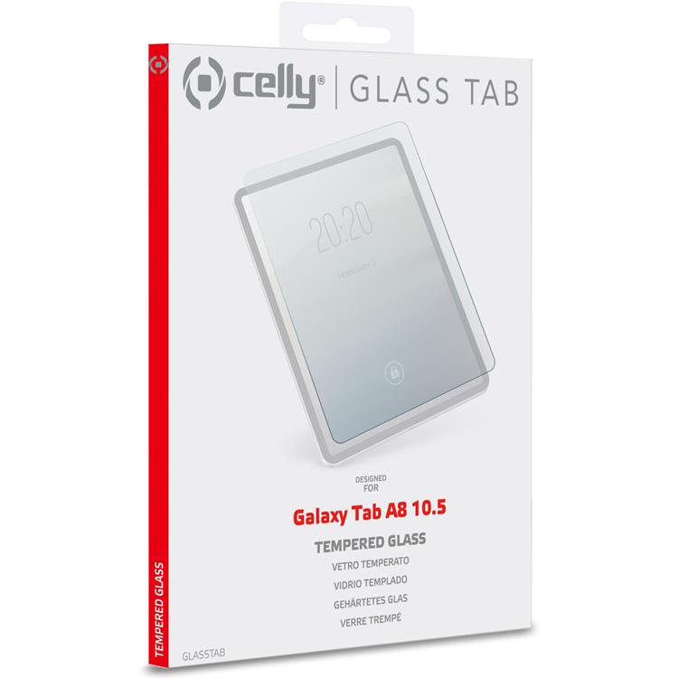 Celly CELLY Galaxy Tab A8 10.5 Härdat Glas Skärmskydd