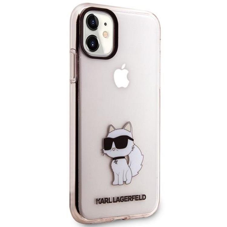 KARL LAGERFELD Karl Lagerfeld Mobilskal till iPhone 11 / XR Ikonik Choupette - Rosa