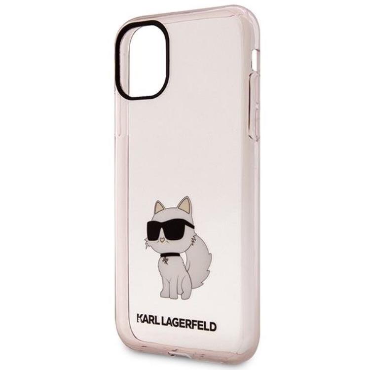 KARL LAGERFELD Karl Lagerfeld Mobilskal till iPhone 11 / XR Ikonik Choupette - Rosa