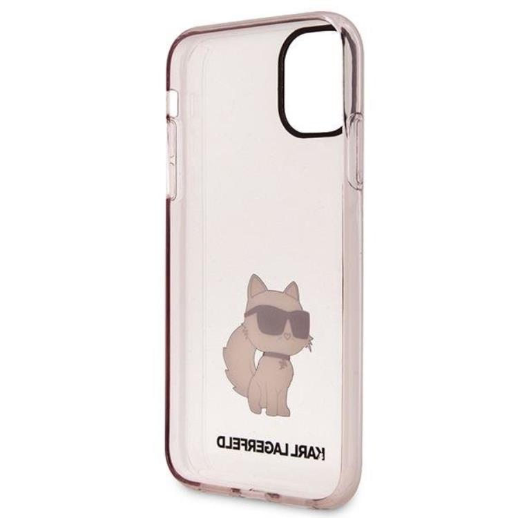 KARL LAGERFELD Karl Lagerfeld Mobilskal till iPhone 11 / XR Ikonik Choupette - Rosa
