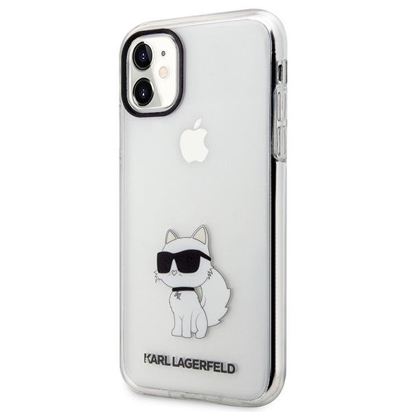 KARL LAGERFELD Karl Lagerfeld Mobilskal till iPhone 11 / XR Ikonik Choupette - Transparent