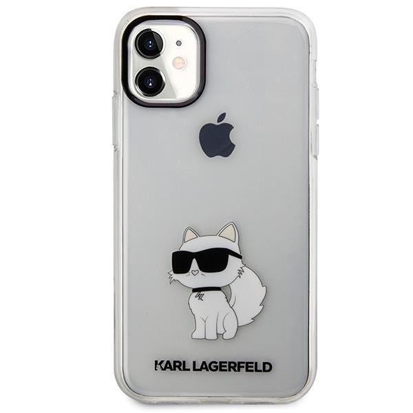 KARL LAGERFELD Karl Lagerfeld Mobilskal till iPhone 11 / XR Ikonik Choupette - Transparent