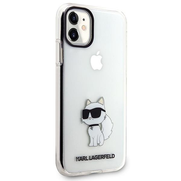 KARL LAGERFELD Karl Lagerfeld Mobilskal till iPhone 11 / XR Ikonik Choupette - Transparent
